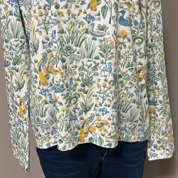 Hill House The Ivy Sleep Tee Multi Sherwood Forest Floral Cotton Sz S NEW - Picture 5 of 10